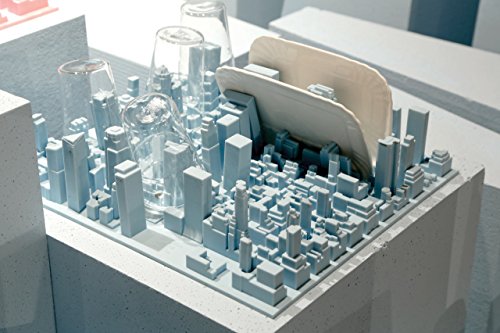 Égouttoir à vaisselle ultra contemporain façon new york city designeur Seletti en PVC