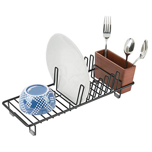 Égouttoir vaisselle design épuré bois et metal
