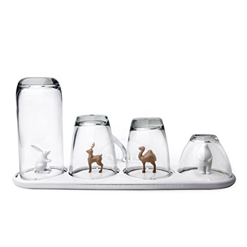 Égouttoir à verres animaux design